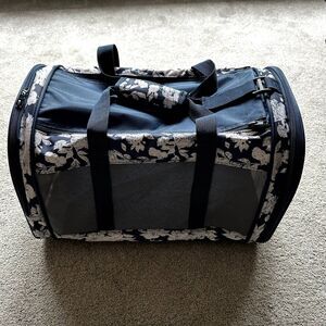 Floral Dog Carrier Travel Bag